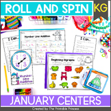 Winter Activities Math and Literacy for Kindergarten