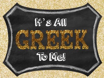 Preview of It's All Greek to Me!