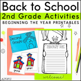 Back to School Activities Second Grade | First Week of School