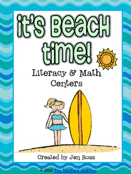 Preview of It's Beach Time! Math Centers