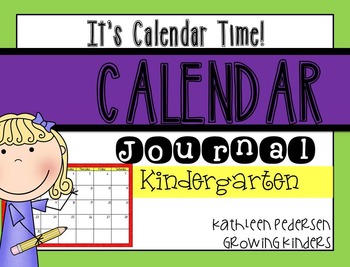 Preview of It's Calendar Time! Interactive Daily Calendar Book {K}