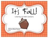 It's Fall! Literacy & Math Centers