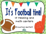 It's Football Time! (10 reading and math centers)