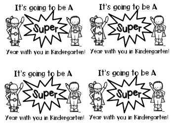 Preview of It's Going to be a SUPER Year-Superhero Theme-Back to School Coloring Page