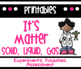 It’s Matter – Solid, Liquid, Gas Physical Science Unit