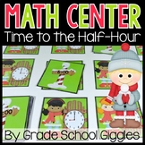 Telling Time To The Hour & Half Hour: Christmas Clock Prac
