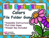 It's Springtime Colors File Folder Game