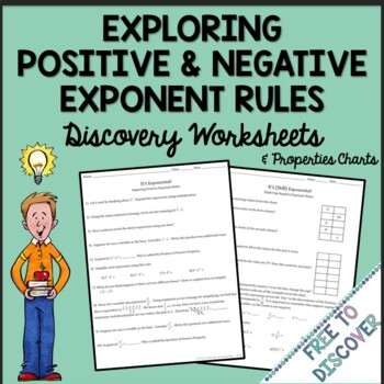 Preview of Exponent Rules Worksheets