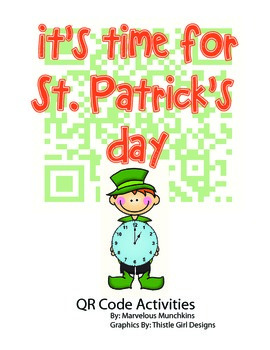 Preview of It's Time for St. Patricks Day  QR Code Activity