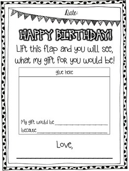 It's Your Birthday! Class Book Activity {A Birthday Book For Each Student!}