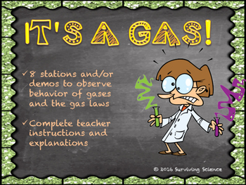 Preview of Its a Gas Lab Activity: Kinetic Molecular Theory and Gas Laws