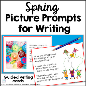 Spring Picture Prompts for Writing by Primary Inspiration by Linda Nelson