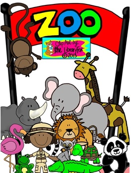 its a zoo clip art for personal or commercial use by the