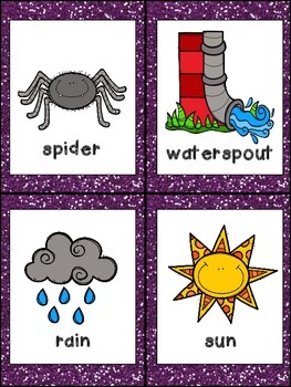 Spider Song Card - Biology Stationery