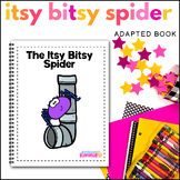 Itsy Bitsy Spider Adapted Book for Special Education Adapt