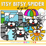 Itsy Bitsy Spider Clipart (Nursery Rhyme Clip Art)