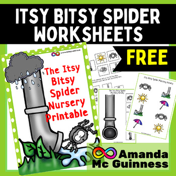 Itsy Bitsy Spider Free Worksheet Activities 