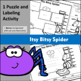 Itsy Bitsy Spider Label It & Puzzle Parts Activity