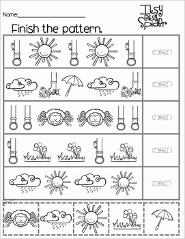 Itsy Bitsy Spider - Literacy & Math for Early Learners by Wise Little Owls