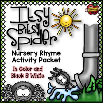 Itsy Bitsy Spider Nursery Rhyme Activity Packet by The Notebooking Nook