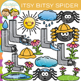 Itsy Bitsy Spider Clip Nursery Rhyme Story Clip Art