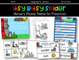 Itsy Bitsy Spider Nursery Rhyme Theme for Preschool