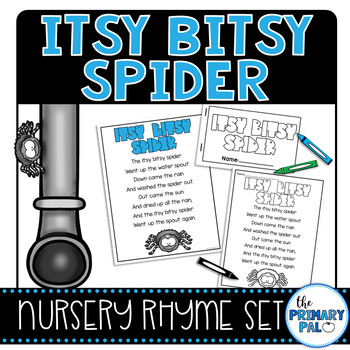 Preview of Itsy Bitsy Spider Nursery Rhyme and Book Set