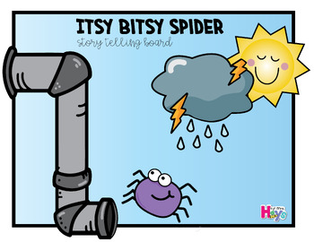 Preview of Itsy Bitsy Spider Printable- sing along choiceboard!
