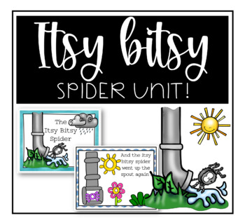 Preview of Itsy Bitsy Spider poem, play dough mats, craft, and much more