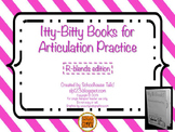 Itty-Bitty Books for Articulation Practice - R-Blends set