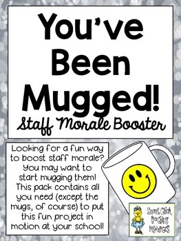 Preview of You've Been Mugged! ~ A Great Staff Morale Booster ~ FREEBIE!