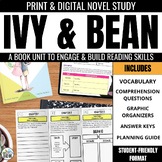 Ivy & Bean Novel Study Unit: Comprehension Questions & Voc