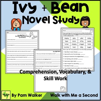 Preview of Ivy and Bean Novel Study for Comprehension