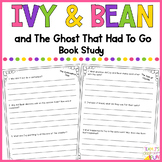 Ivy and Bean and The Ghost That Had to Go Book Study