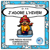 J'ADORE L'HIVER French Winter Reading Comprehension