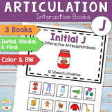 J Articulation Interactive Book Activities for Speech Therapy