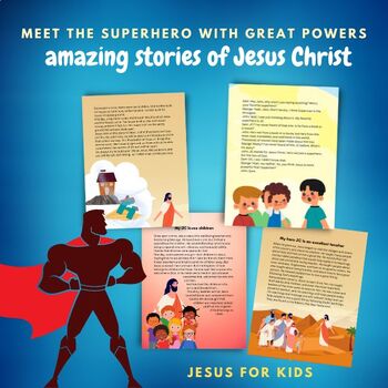 Preview of J.C. Superhero - Creative Bible Storybook for Children