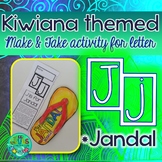 J = JANDAL {Kiwiana Themed 'Make & Take' Alphabet Set}
