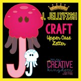 J - Jellyfish Upper Case Alphabet Letter Craft