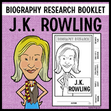 J.K. Rowling Biography Research Booklet