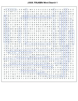 Download Word Search on Books of JRR Tolkien