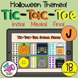J Sound Halloween Tic-Tac-Toe Game Initial Medial Final J Words