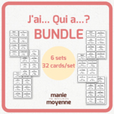 J'ai...Qui a...? French Speaking Verb Game Bundle