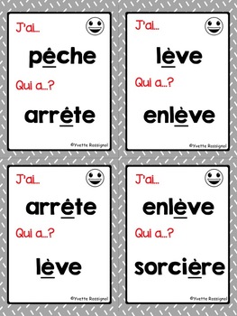 French Sight Words Game Jeu De Mots Pour Le Son Complexe E E Ei Ai Et