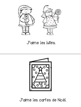 J Aime Noel Petit Livre I Love Christmas Mini Book French En Francais