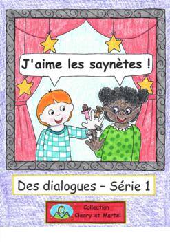 Preview of J'aime les saynètes - Des dialogues -Série 1 - Short Dialogues - Differentiation
