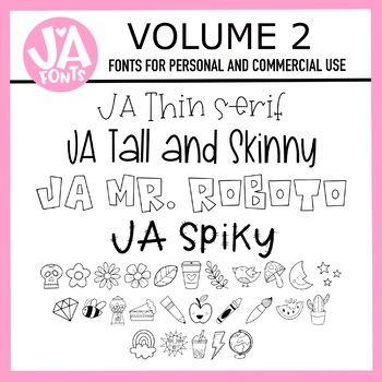 Preview of JA Fonts Volume 2