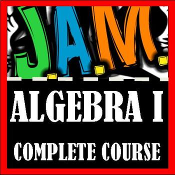 Preview of JAM Algebra I Workbook - Complete Course (UPDATE COMING SOON)