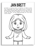 JAN BRETT Coloring Page | Library Art | Bulletin Board Pos