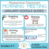 JAN Responsive Classroom Morning Meeting Slides Kindergart